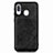 Custodia Silicone Ultra Sottile Morbida Cover con Magnetico S03D per Samsung Galaxy A40 Nero