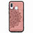 Custodia Silicone Ultra Sottile Morbida Cover con Magnetico S03D per Samsung Galaxy A40 Oro Rosa