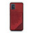 Custodia Silicone Ultra Sottile Morbida Cover con Magnetico S03D per Samsung Galaxy A51 5G Rosso