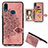 Custodia Silicone Ultra Sottile Morbida Cover con Magnetico S03D per Samsung Galaxy M01s