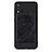 Custodia Silicone Ultra Sottile Morbida Cover con Magnetico S03D per Samsung Galaxy M10 Nero