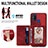 Custodia Silicone Ultra Sottile Morbida Cover con Magnetico S03D per Samsung Galaxy M31 Prime Edition