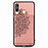 Custodia Silicone Ultra Sottile Morbida Cover con Magnetico S03D per Samsung Galaxy M40 Oro Rosa