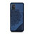 Custodia Silicone Ultra Sottile Morbida Cover con Magnetico S03D per Samsung Galaxy M40S Blu