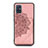 Custodia Silicone Ultra Sottile Morbida Cover con Magnetico S03D per Samsung Galaxy M40S Oro Rosa