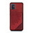 Custodia Silicone Ultra Sottile Morbida Cover con Magnetico S03D per Samsung Galaxy M40S Rosso