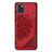 Custodia Silicone Ultra Sottile Morbida Cover con Magnetico S03D per Samsung Galaxy M60s Rosso