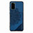 Custodia Silicone Ultra Sottile Morbida Cover con Magnetico S03D per Samsung Galaxy S20 Plus Blu
