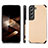 Custodia Silicone Ultra Sottile Morbida Cover con Magnetico S03D per Samsung Galaxy S24 Plus 5G Oro