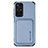 Custodia Silicone Ultra Sottile Morbida Cover con Magnetico S03D per Xiaomi Poco M4 Pro 5G Blu
