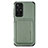 Custodia Silicone Ultra Sottile Morbida Cover con Magnetico S03D per Xiaomi Poco M4 Pro 5G Verde