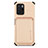 Custodia Silicone Ultra Sottile Morbida Cover con Magnetico S03D per Xiaomi Poco X3 GT 5G Oro