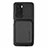 Custodia Silicone Ultra Sottile Morbida Cover con Magnetico S03D per Xiaomi Redmi K40 5G Nero