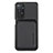 Custodia Silicone Ultra Sottile Morbida Cover con Magnetico S03D per Xiaomi Redmi Note 11 Pro 4G Nero