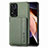Custodia Silicone Ultra Sottile Morbida Cover con Magnetico S03D per Xiaomi Redmi Note 11 Pro+ Plus 5G Verde