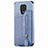 Custodia Silicone Ultra Sottile Morbida Cover con Magnetico S03D per Xiaomi Redmi Note 9 Pro Max Blu