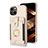 Custodia Silicone Ultra Sottile Morbida Cover con Magnetico S04D per Apple iPhone 14 Oro