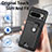 Custodia Silicone Ultra Sottile Morbida Cover con Magnetico S04D per Google Pixel 8 Pro 5G