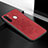 Custodia Silicone Ultra Sottile Morbida Cover con Magnetico S04D per Samsung Galaxy A21 European Rosso