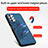 Custodia Silicone Ultra Sottile Morbida Cover con Magnetico S04D per Samsung Galaxy A32 5G