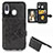 Custodia Silicone Ultra Sottile Morbida Cover con Magnetico S04D per Samsung Galaxy A40