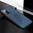 Custodia Silicone Ultra Sottile Morbida Cover con Magnetico S04D per Samsung Galaxy Note 20 5G Blu