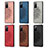 Custodia Silicone Ultra Sottile Morbida Cover con Magnetico S04D per Samsung Galaxy S20 FE 4G