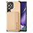 Custodia Silicone Ultra Sottile Morbida Cover con Magnetico S04D per Samsung Galaxy S22 Ultra 5G
