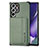 Custodia Silicone Ultra Sottile Morbida Cover con Magnetico S04D per Samsung Galaxy S22 Ultra 5G