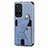 Custodia Silicone Ultra Sottile Morbida Cover con Magnetico S04D per Xiaomi Poco M4 Pro 5G Blu