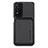 Custodia Silicone Ultra Sottile Morbida Cover con Magnetico S04D per Xiaomi Redmi Note 11 Pro+ Plus 5G Nero