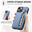 Custodia Silicone Ultra Sottile Morbida Cover con Magnetico S05D per Apple iPhone 13