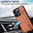 Custodia Silicone Ultra Sottile Morbida Cover con Magnetico S05D per Apple iPhone 13 Pro Max