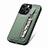 Custodia Silicone Ultra Sottile Morbida Cover con Magnetico S05D per Apple iPhone 14 Pro