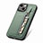 Custodia Silicone Ultra Sottile Morbida Cover con Magnetico S05D per Apple iPhone 15