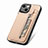 Custodia Silicone Ultra Sottile Morbida Cover con Magnetico S05D per Apple iPhone 15