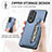 Custodia Silicone Ultra Sottile Morbida Cover con Magnetico S05D per Huawei Honor 80 Pro 5G