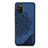 Custodia Silicone Ultra Sottile Morbida Cover con Magnetico S05D per Samsung Galaxy A02s Blu