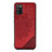 Custodia Silicone Ultra Sottile Morbida Cover con Magnetico S05D per Samsung Galaxy A02s Rosso