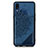 Custodia Silicone Ultra Sottile Morbida Cover con Magnetico S05D per Samsung Galaxy A10s Blu