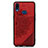 Custodia Silicone Ultra Sottile Morbida Cover con Magnetico S05D per Samsung Galaxy A10s Rosso