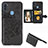 Custodia Silicone Ultra Sottile Morbida Cover con Magnetico S05D per Samsung Galaxy A11 Nero