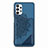 Custodia Silicone Ultra Sottile Morbida Cover con Magnetico S05D per Samsung Galaxy A32 4G Blu