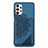 Custodia Silicone Ultra Sottile Morbida Cover con Magnetico S05D per Samsung Galaxy A32 5G Blu