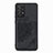 Custodia Silicone Ultra Sottile Morbida Cover con Magnetico S05D per Samsung Galaxy A52 4G Nero