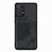 Custodia Silicone Ultra Sottile Morbida Cover con Magnetico S05D per Samsung Galaxy A72 4G Nero