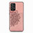 Custodia Silicone Ultra Sottile Morbida Cover con Magnetico S05D per Samsung Galaxy A72 4G Oro Rosa