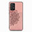 Custodia Silicone Ultra Sottile Morbida Cover con Magnetico S05D per Samsung Galaxy A72 5G Oro Rosa