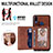 Custodia Silicone Ultra Sottile Morbida Cover con Magnetico S05D per Samsung Galaxy M01s