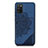 Custodia Silicone Ultra Sottile Morbida Cover con Magnetico S05D per Samsung Galaxy M02s Blu